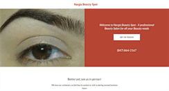 Desktop Screenshot of nargisbeautyspot.com